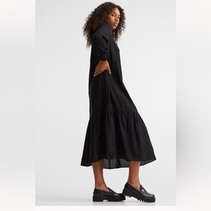 Brand new black shirt dress